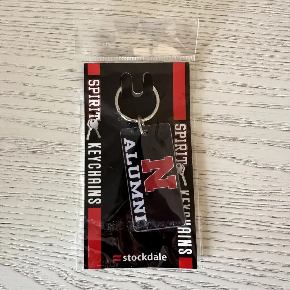 Nebraska Cornhuskers Alumni Key Chain NEW in Package